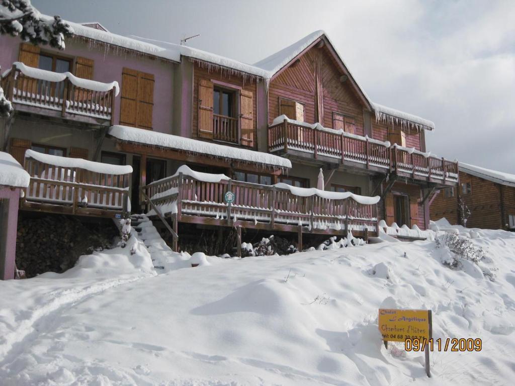 Chalet l'Angélique v zimě