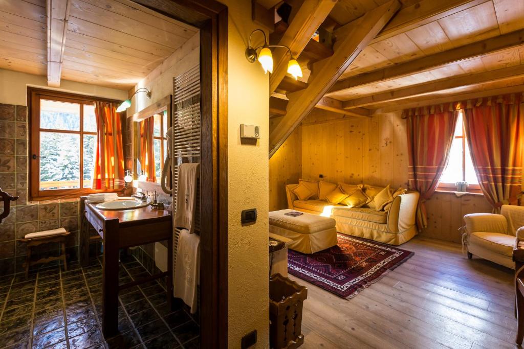 Posezení v ubytování Hotel Lyshaus