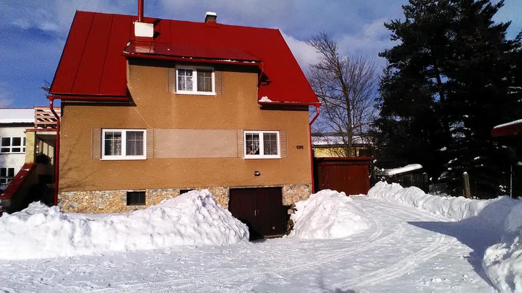 Apartmán Pod Ledovcem v zimě