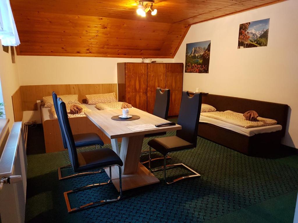 Posezení v ubytování Ubytování v soukromí - U Hlinků