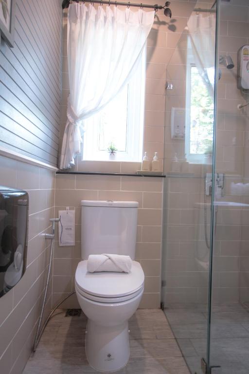 Koupelna v ubytování La Villa Boutique hotel