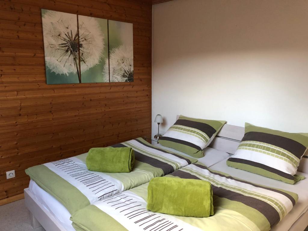Cama o camas de una habitación en Kempfenhof