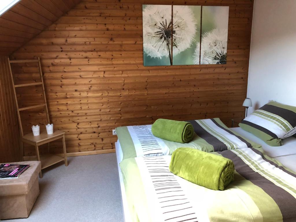 Cama o camas de una habitación en Kempfenhof