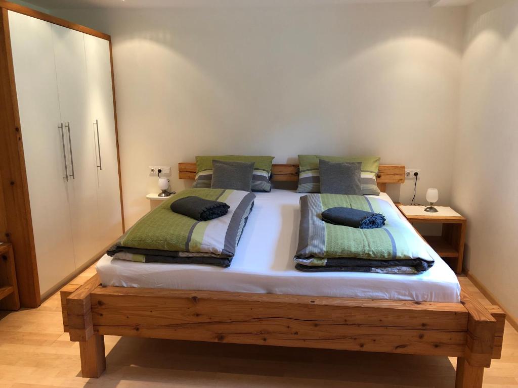 Cama o camas de una habitación en Kempfenhof