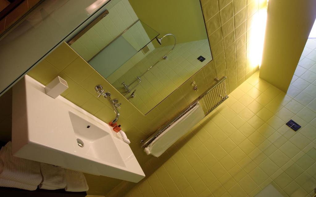 Koupelna v ubytování Hotel Clocchiatti Next