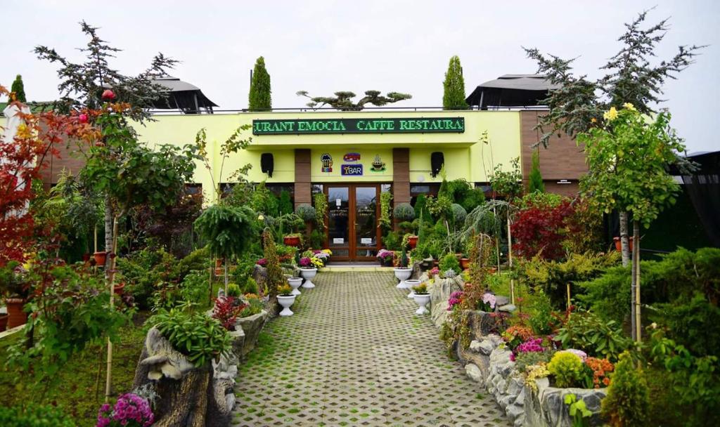 Zahrada ubytování Hotel Emocia