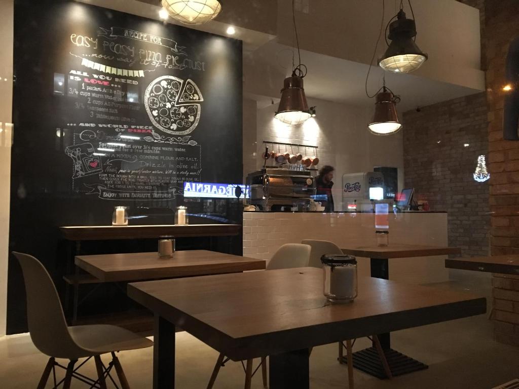 Restaurace v ubytování ApartHostel Warszawa