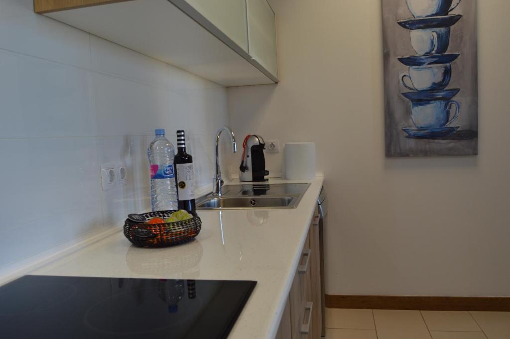 Kuchyňa alebo kuchynka v ubytovaní Moai Loft