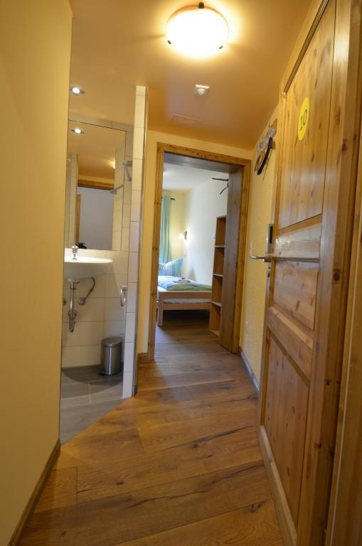 Koupelna v ubytování Hotel Köhlerhütte