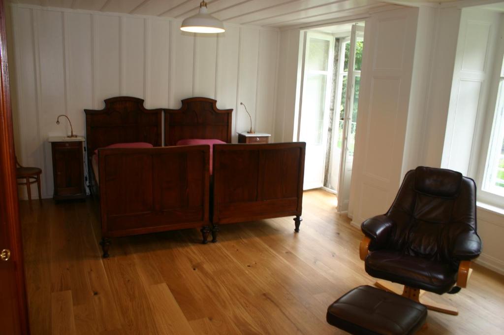 Posezení v ubytování Hôtel de la Truite