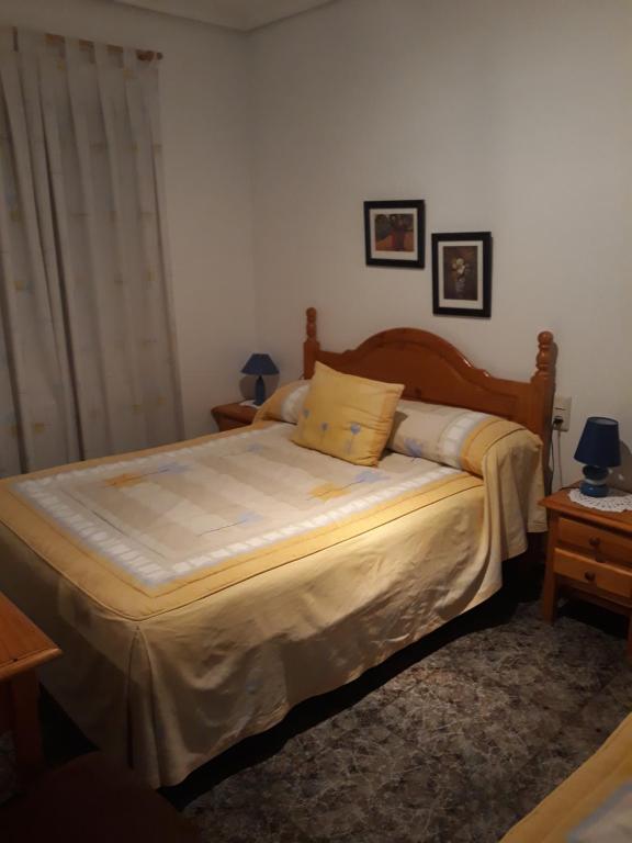 Postel nebo postele na pokoji v ubytování San Cristobal
