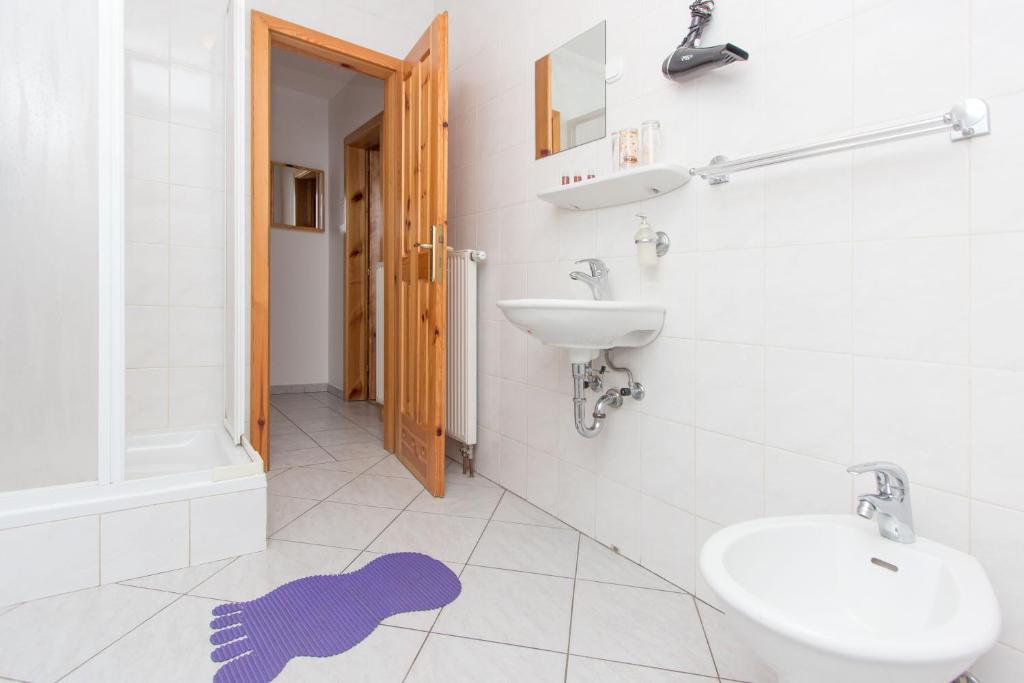 Vannituba majutusasutuses Guesthouse Kaučič