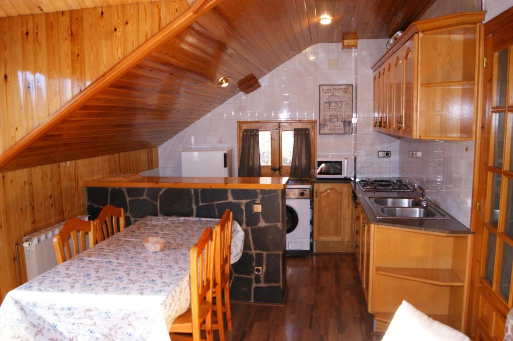 Kuchyňa alebo kuchynka v ubytovaní Apartaments Pont Romànic