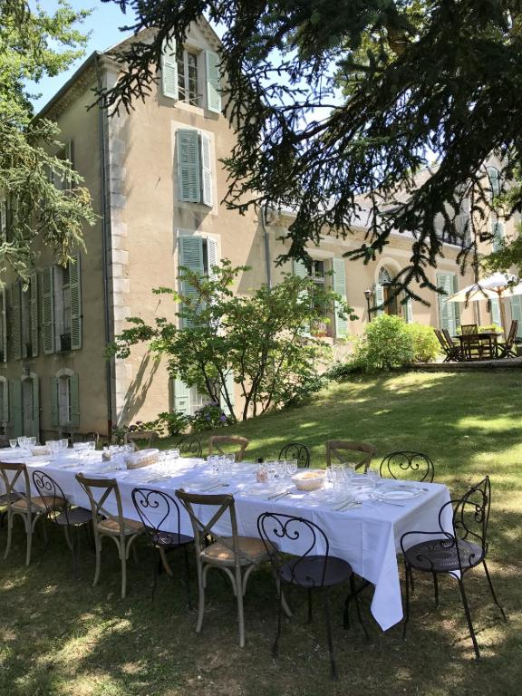 Zahrada ubytování Domaine Le Castelet