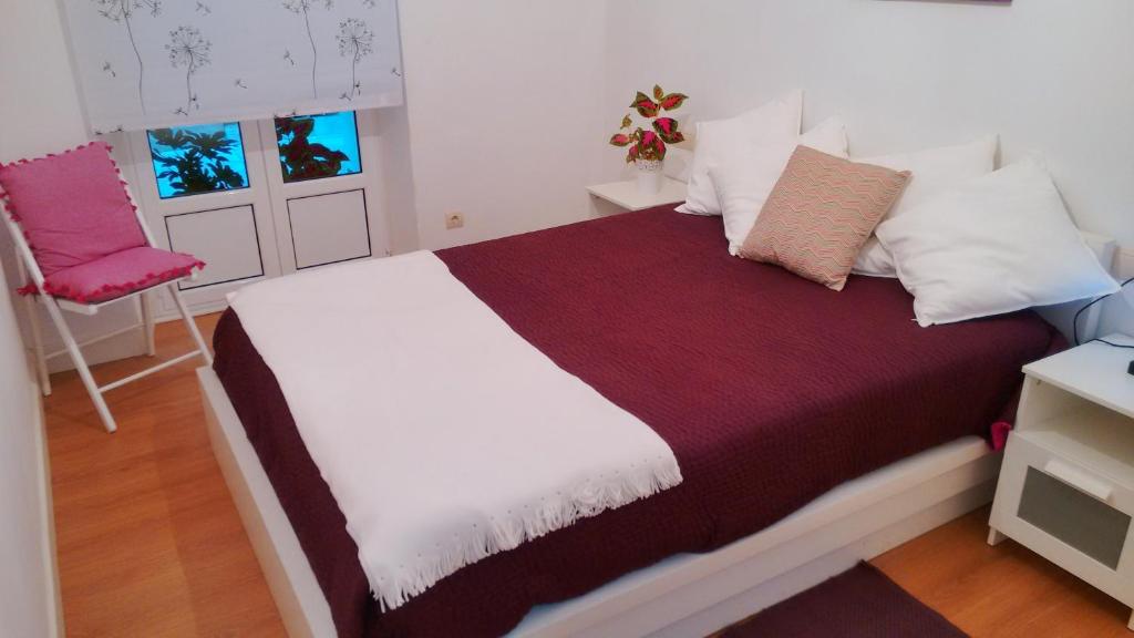 Posteľ alebo postele v izbe v ubytovaní Matia apartamento