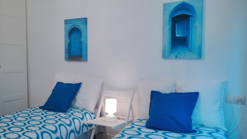 Posteľ alebo postele v izbe v ubytovaní Matia apartamento