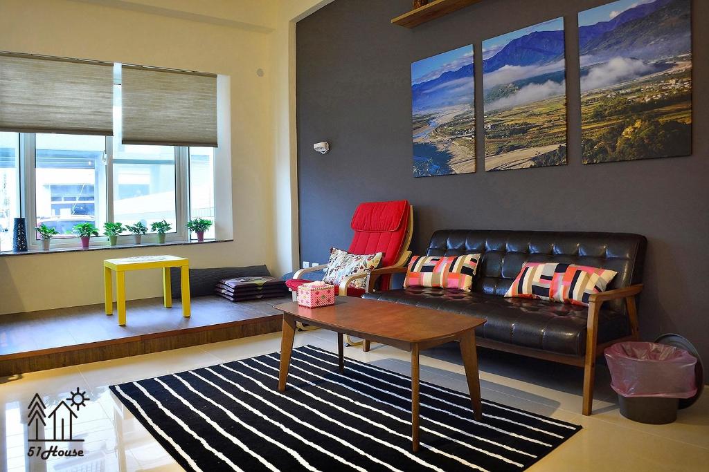 Posezení v ubytování No.51 Ruisui Homestay