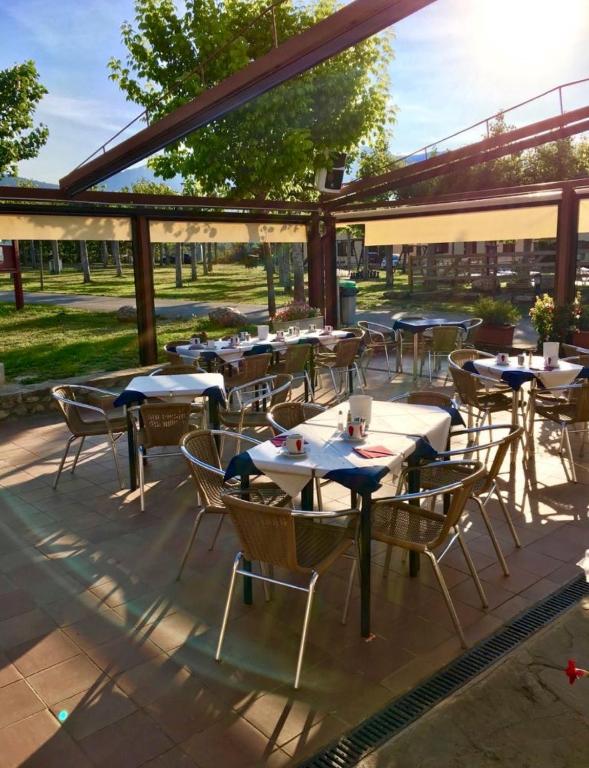 Restaurace v ubytování Bungalowpark Isábena