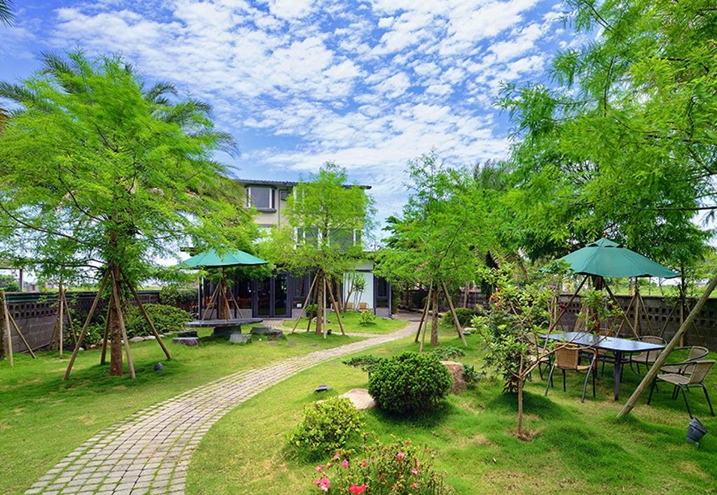 Zahrada ubytování Pokara Resort