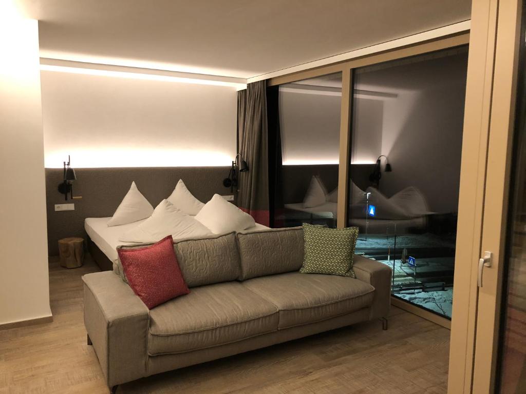 Posezení v ubytování Lifesport Hotel Hechenmoos