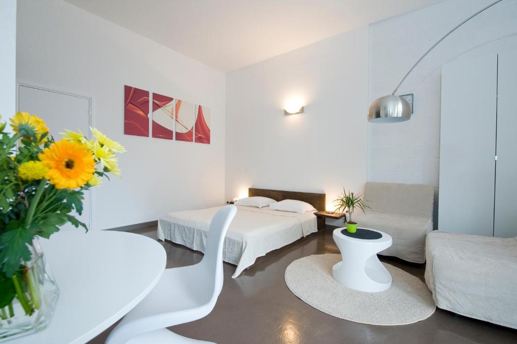 Istumisnurk majutusasutuses Hôtel des Capucins