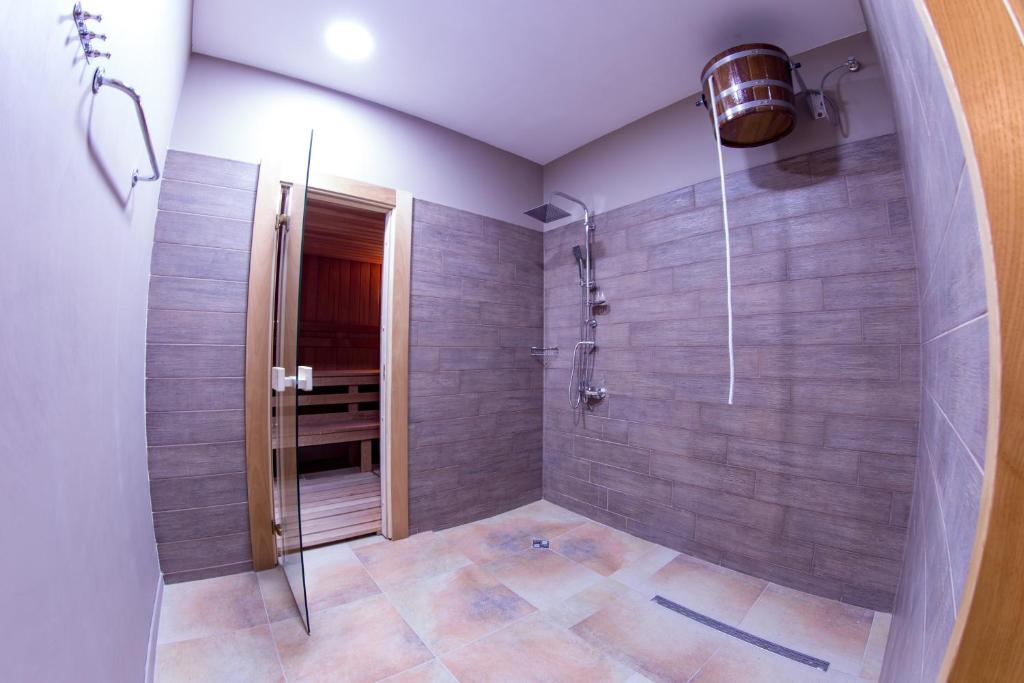 Koupelna v ubytování Hotel Deka Gudauri