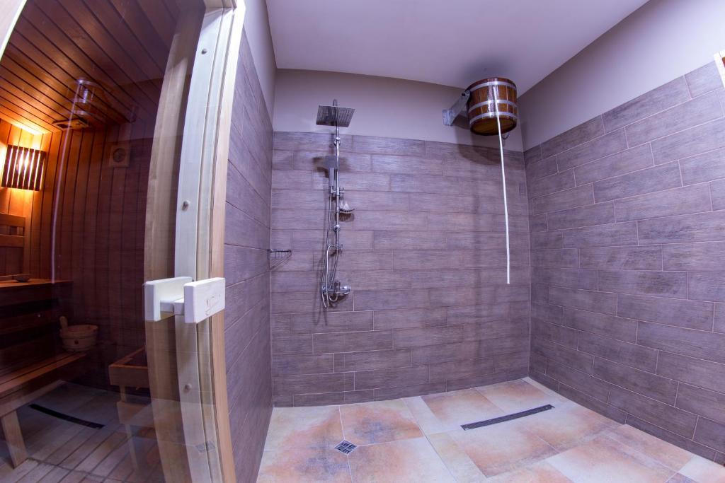 Koupelna v ubytování Hotel Deka Gudauri