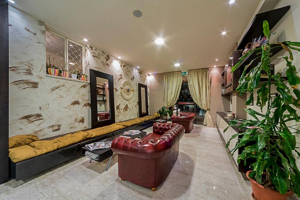 Posezení v ubytování El Patio Hotel