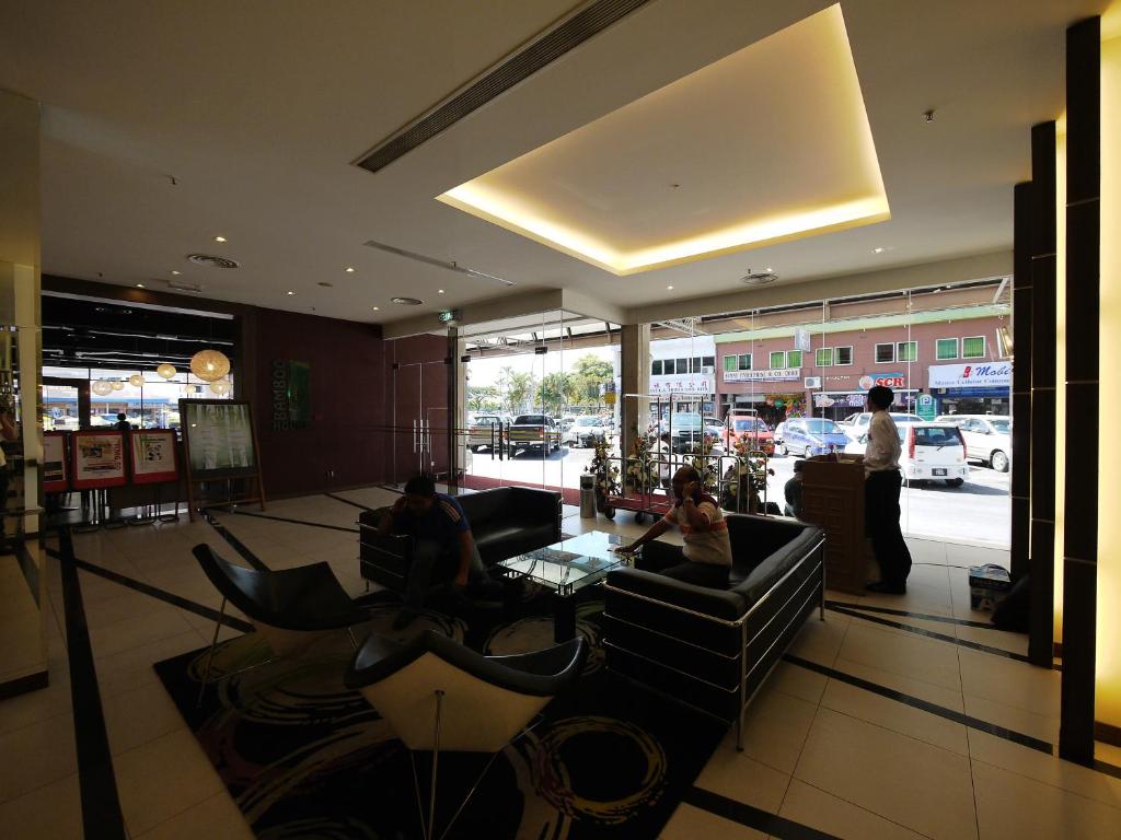 Posezení v ubytování Premier Hotel