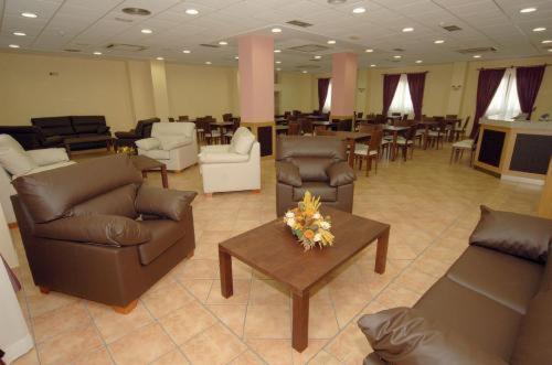 Posezení v ubytování Hotel O Desvio