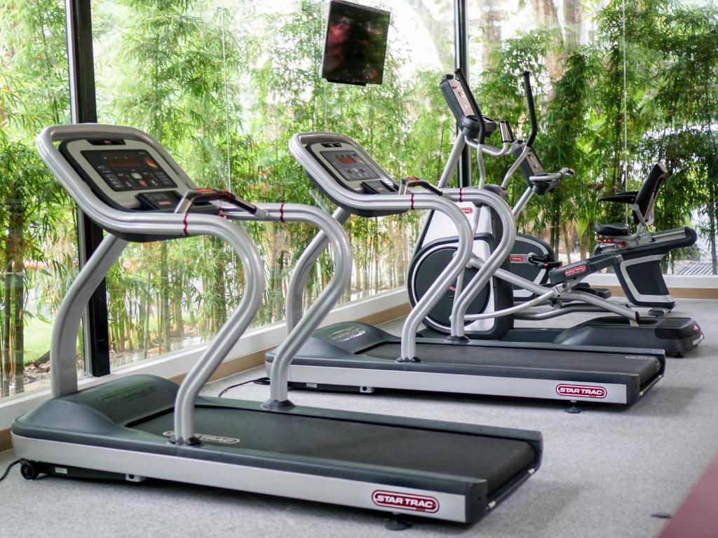 O centro de fitness e/ou as comodidades de fitness de Ibis Melaka