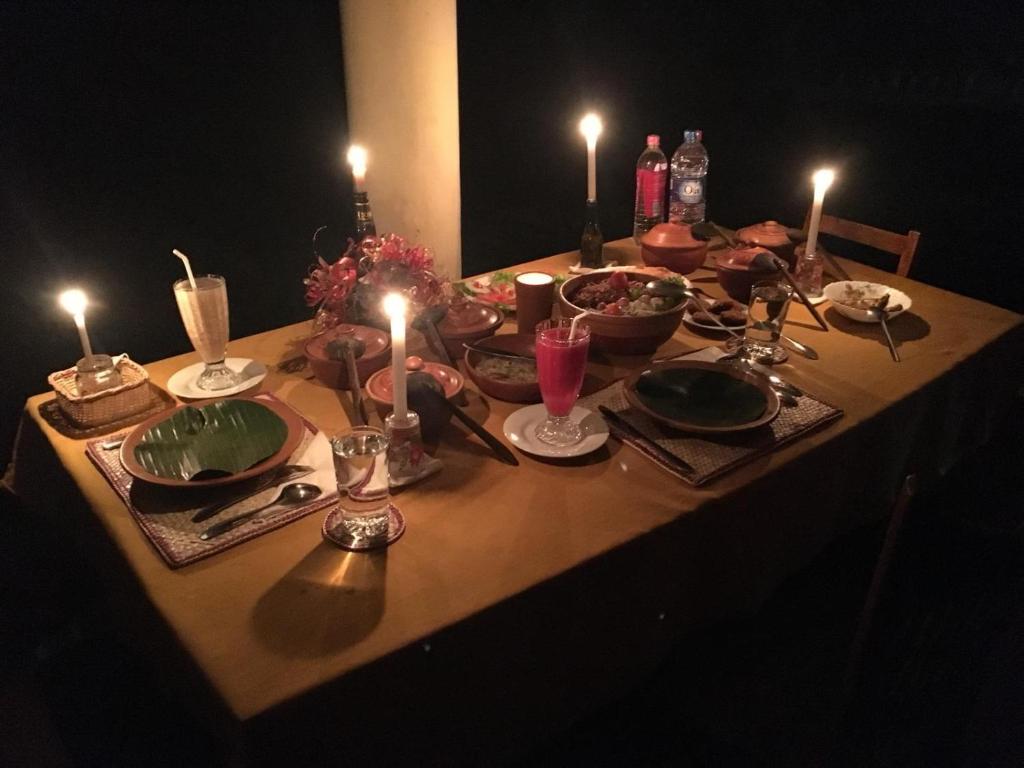 Jídlo v chaty nebo okolí