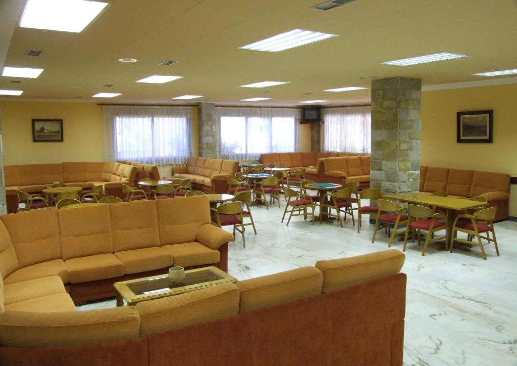 Χώρος καθιστικού στο Hotel Scala