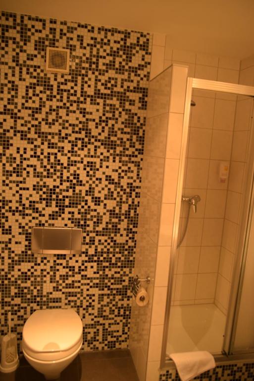 Koupelna v ubytování Landhotel Röfleuten