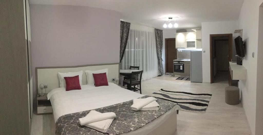 Postel nebo postele na pokoji v ubytování Apartment Park Sveti Vrach