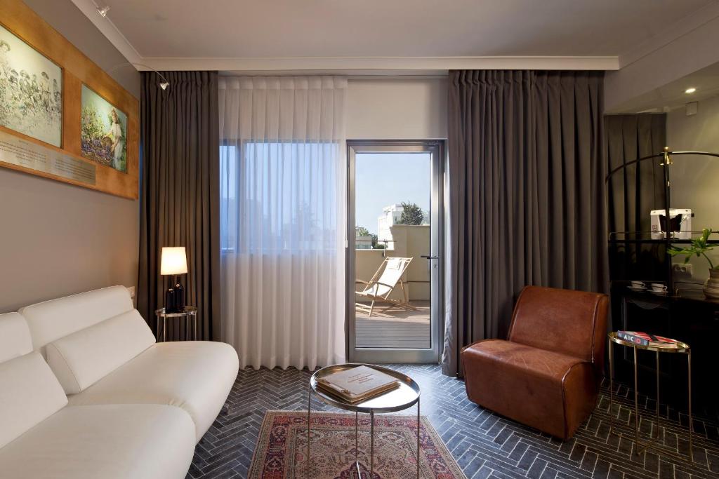 Posezení v ubytování The Rothschild Hotel - Tel Aviv's Finest