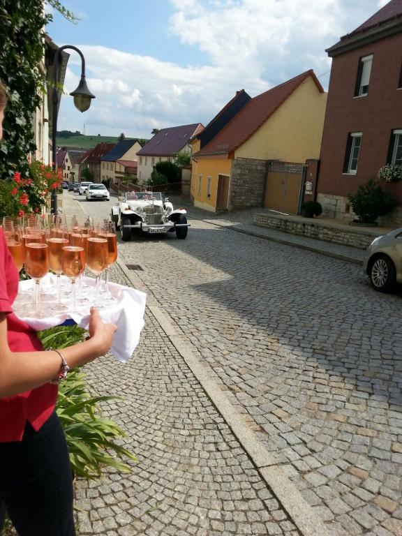 Nápoje v ubytování Gutshof Großheringen - Doppelzimmer
