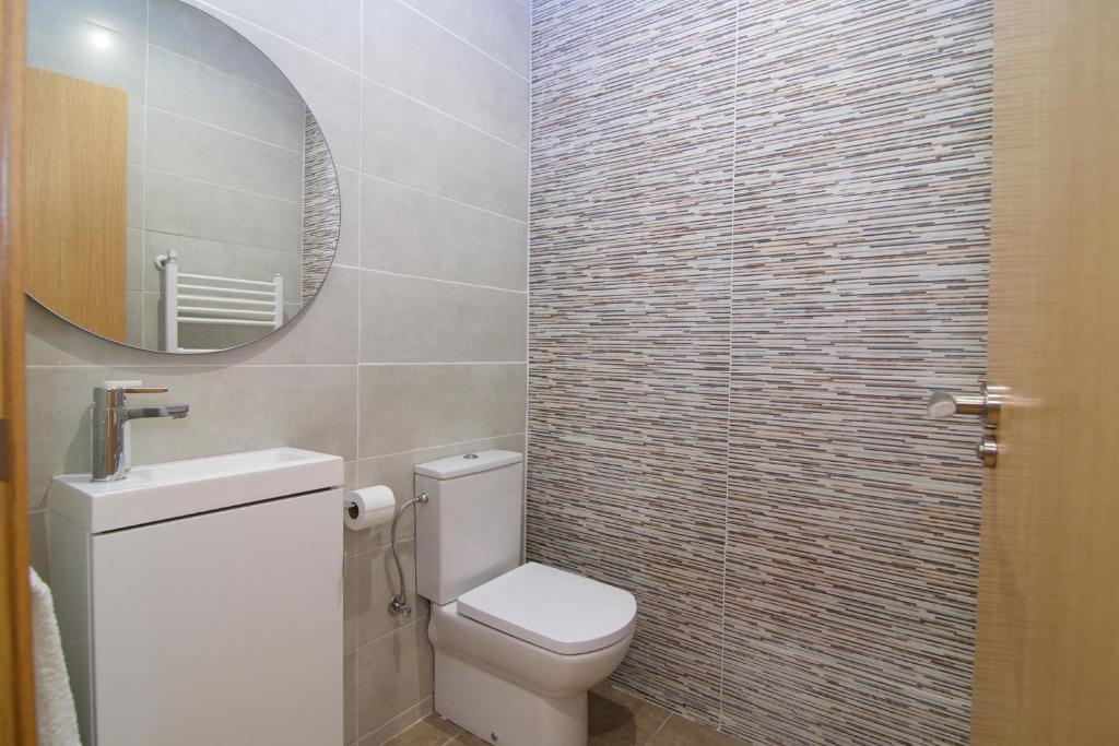 Koupelna v ubytování Apartaments IXA