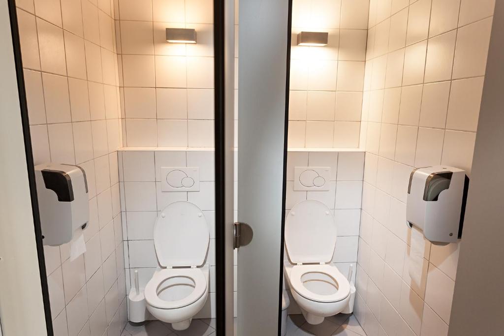 Koupelna v ubytování Hostel Situla