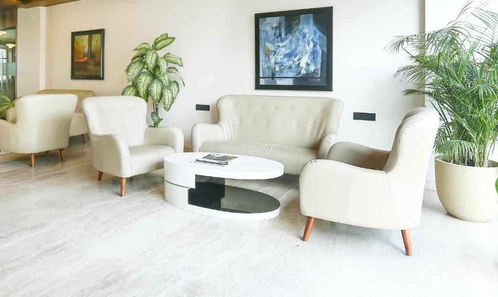 Posezení v ubytování Treebo Premium Eden Residency
