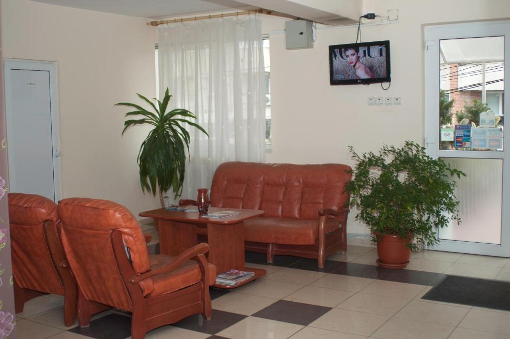 Posezení v ubytování Hotel Delaf