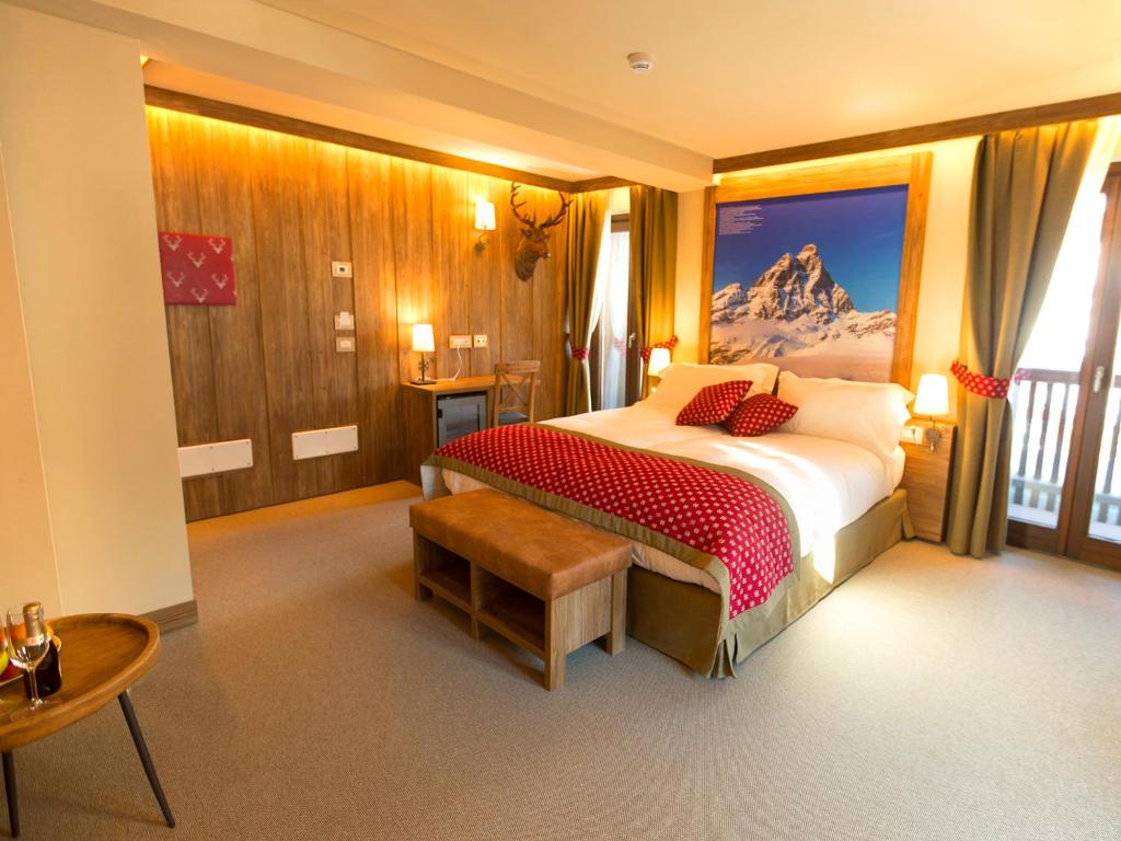 Postel nebo postele na pokoji v ubytování Hotel Marmore
