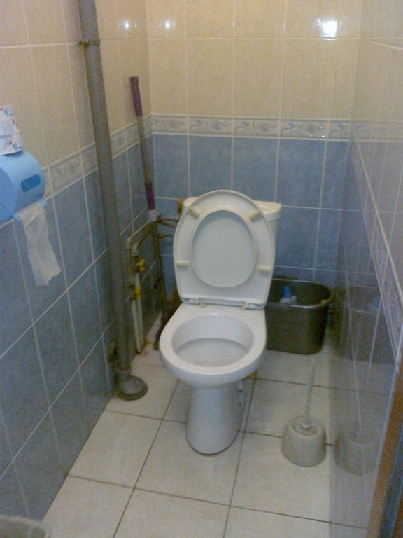 Koupelna v ubytování Yaroslav Hostel