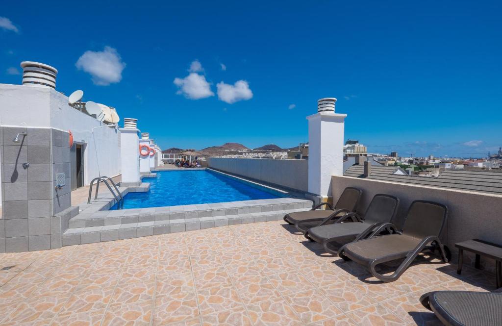 Bazén v ubytování Hotel Concorde nebo v jeho okolí