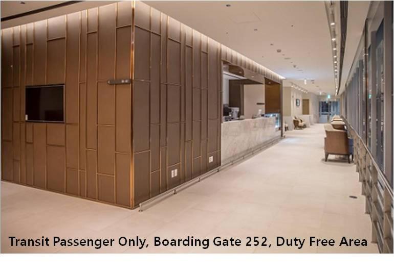 a hallway with lockers in a building at Terminal 2 Transit Hotel Incheon Airport in Incheon