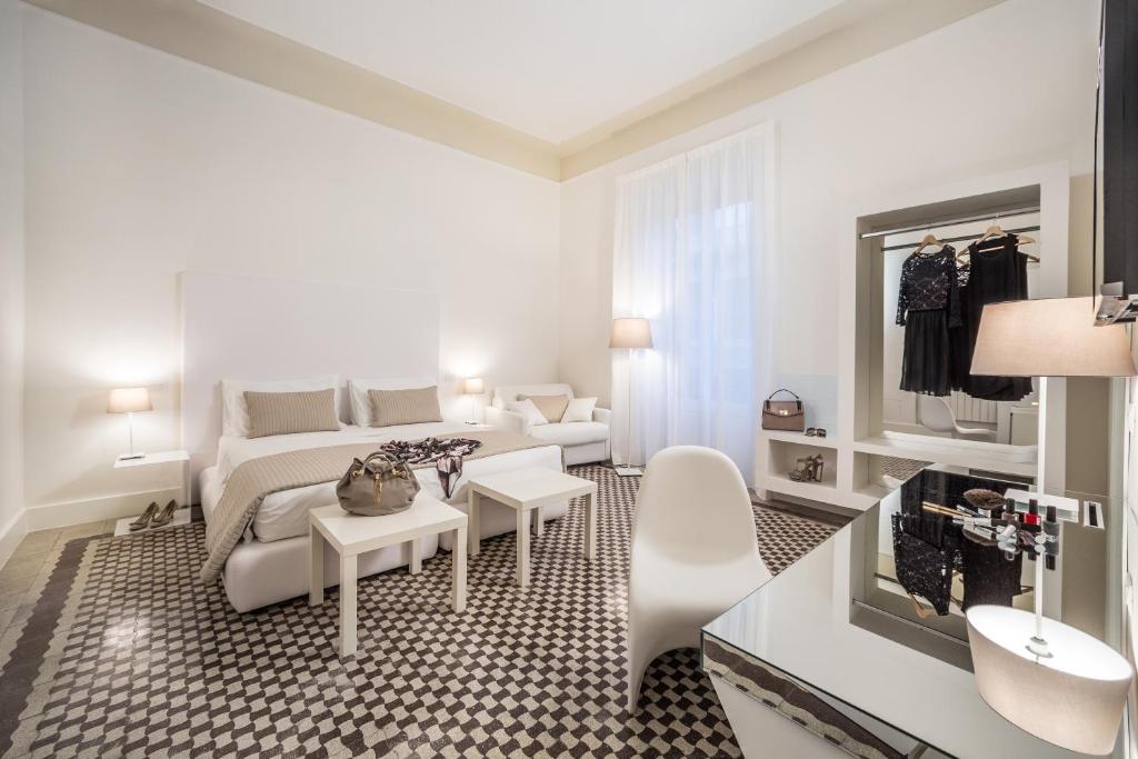 Posezení v ubytování Al Castello Luxury B&B