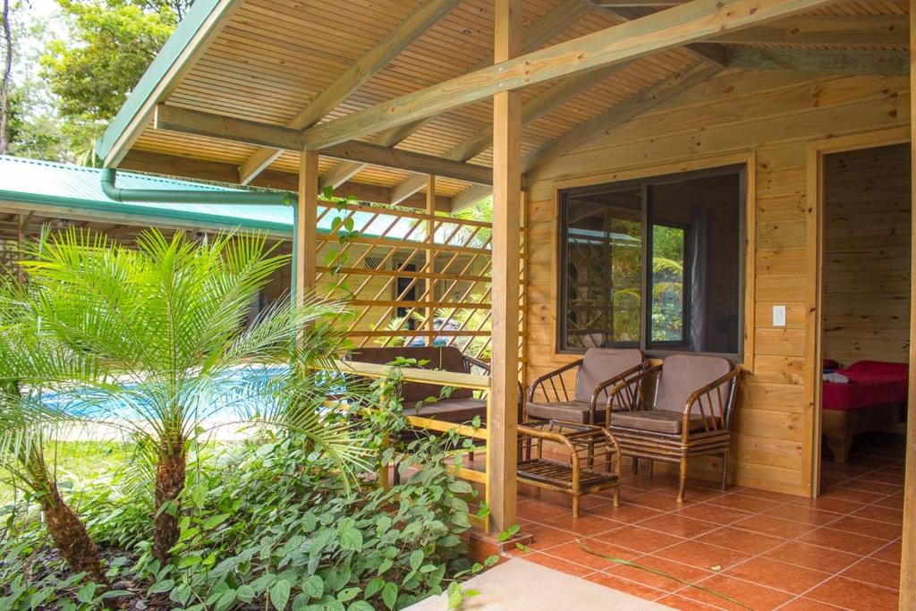 Zahrada ubytování Forest Lodge