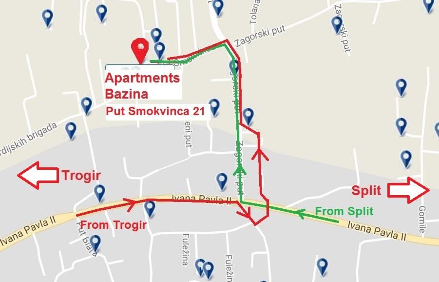 Apartments Bazina - İki Yatak Odalı Daire