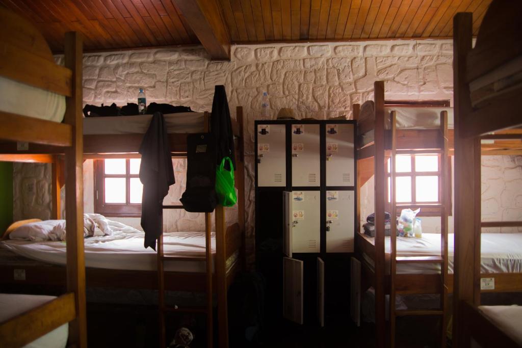 Voodi või voodid majutusasutuse Hostel Mamallena toas