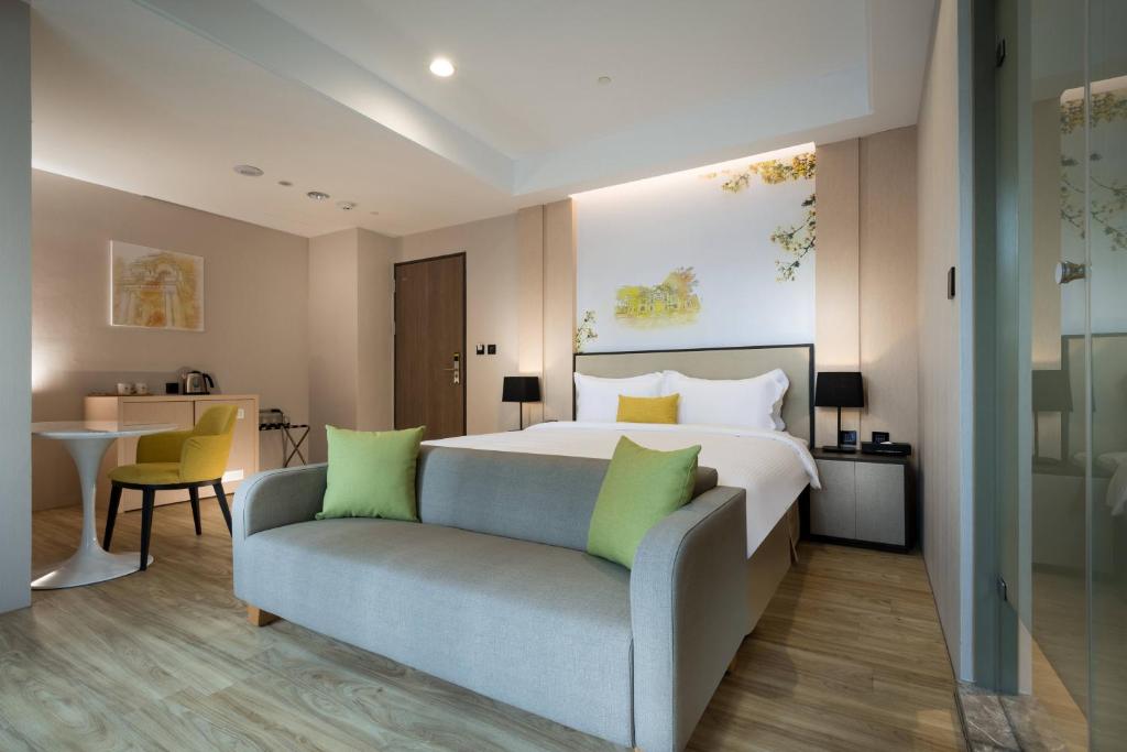 Un lugar para sentarse en 台南星鑽國際商旅 Hua Hotel